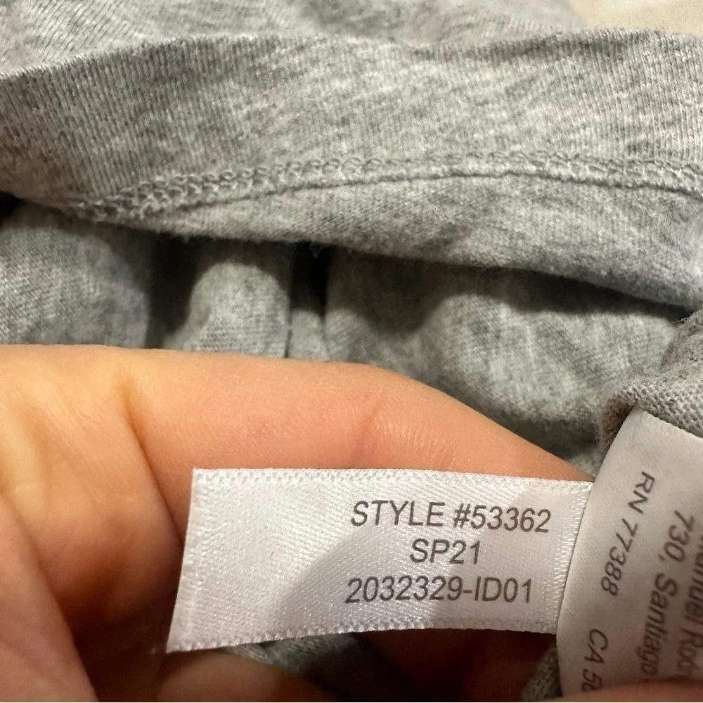 J crew mens washed jersey tee shirt heather gray
